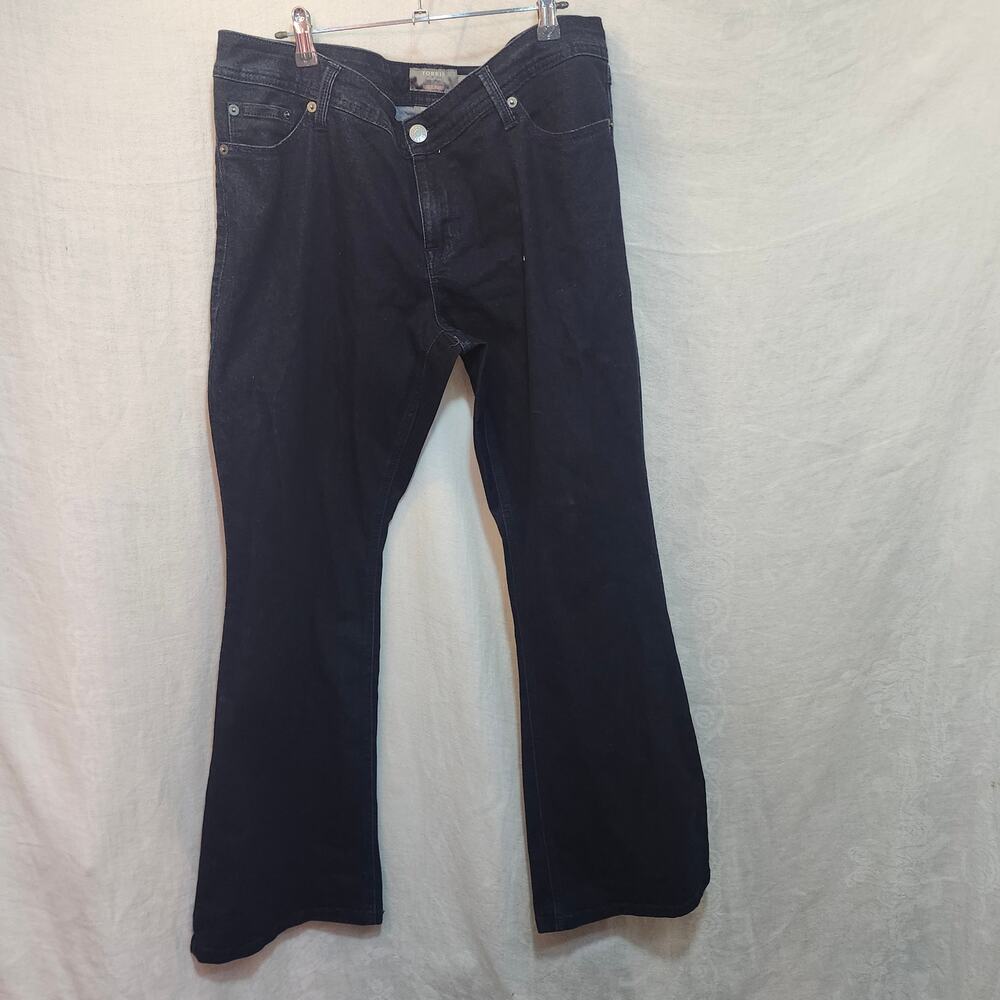Tortid 14 R Dark Blue Wash Jeans Super Stretch Luxe Slim Boot Cut